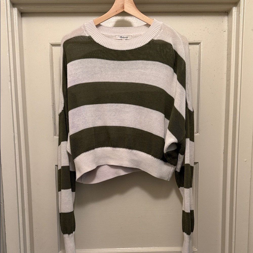 Madewell Loose-knit Crewneck Sweater Bright Ivory XL